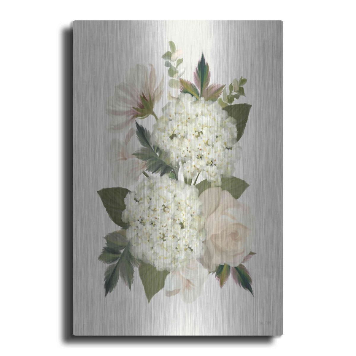 'Heirloom Hydrangea' by House Fenway – Metal Wall Art