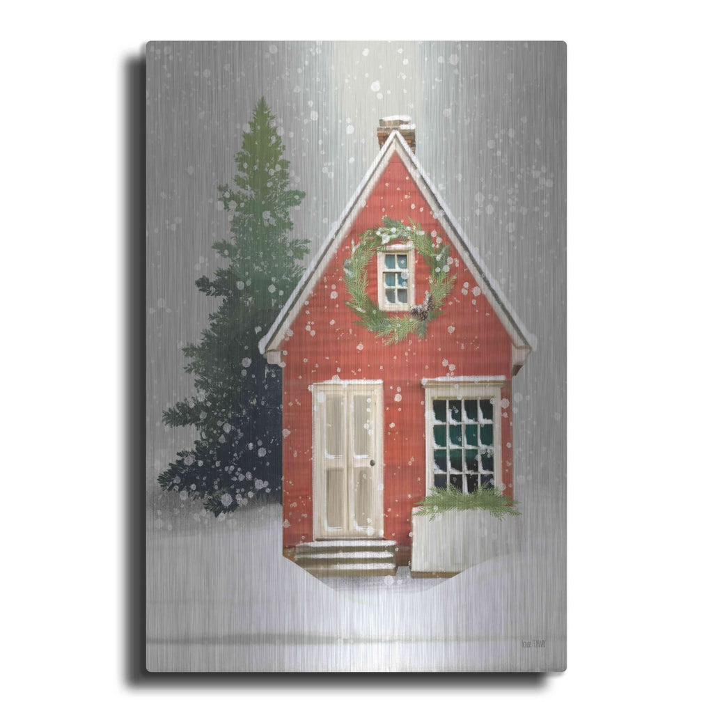 'Home For Christmas' by House Fenway – Metal Wall Art