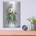 'Juniper Christmas Swag' by House Fenway – Metal Wall Art, 12x16 room view