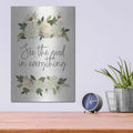 'See The Good In Everything' by House Fenway – Metal Wall Art, 12x16 room view