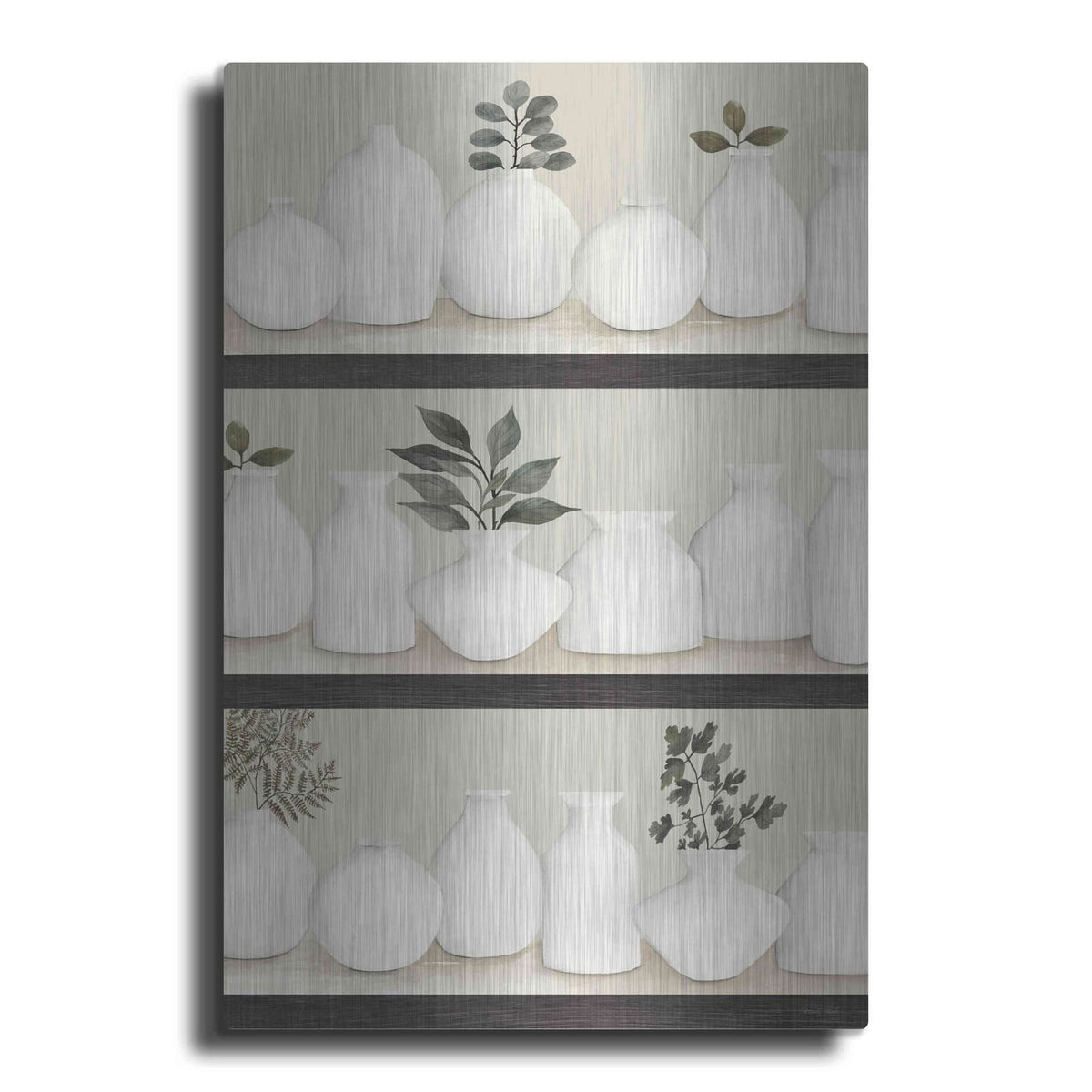 'Bookshelf Collectibles' by Cindy Jacobs – Metal Wall Art