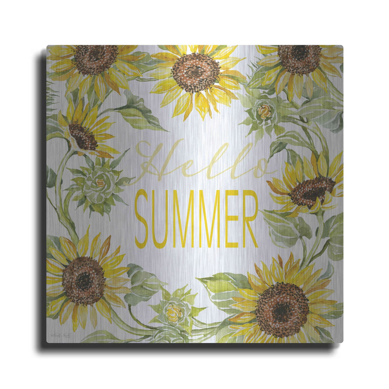 'Hello Summer' by Cindy Jacobs – Metal Wall Art