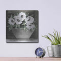 'Poppies Planter' by Cindy Jacobs – Metal Wall Art, 12x12 room view