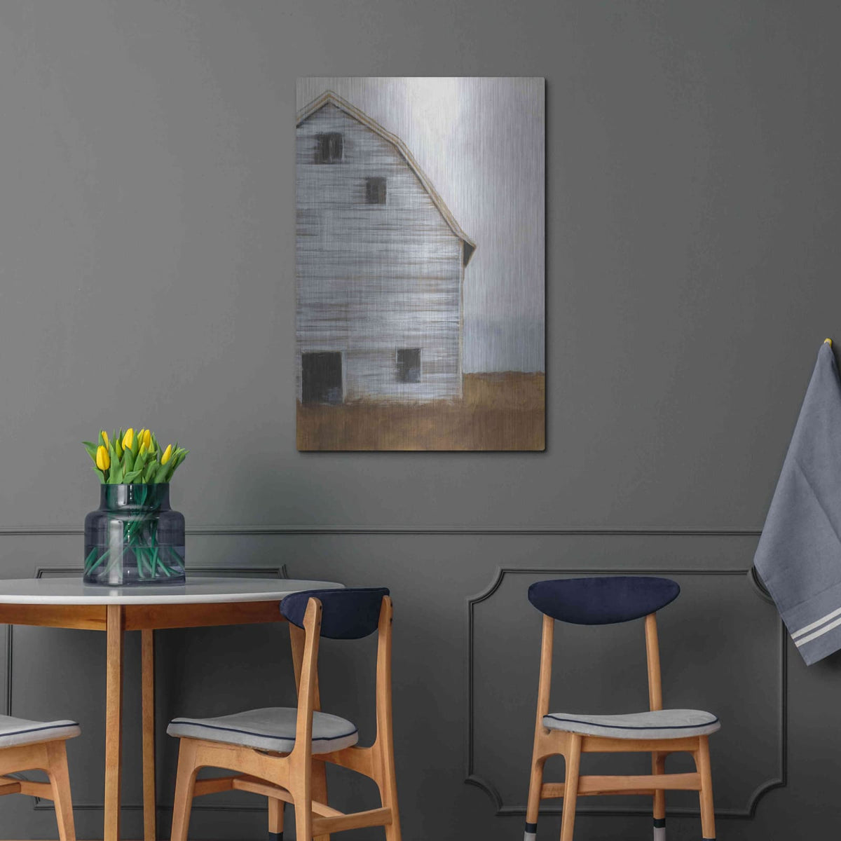 'Abandoned Barn I' by Ethan Harper – Metal Wall Art, 24x36 room view