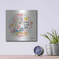 'Count It All Joy' by Lisa Larson – Metal Wall Art, 12x12 room view