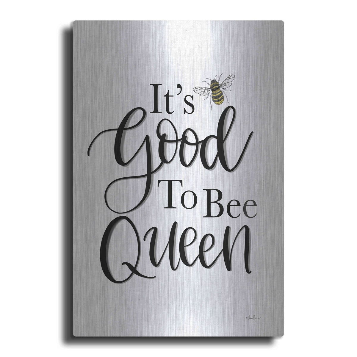 'Its Good To Be Queen' by Lisa Larson – Metal Wall Art