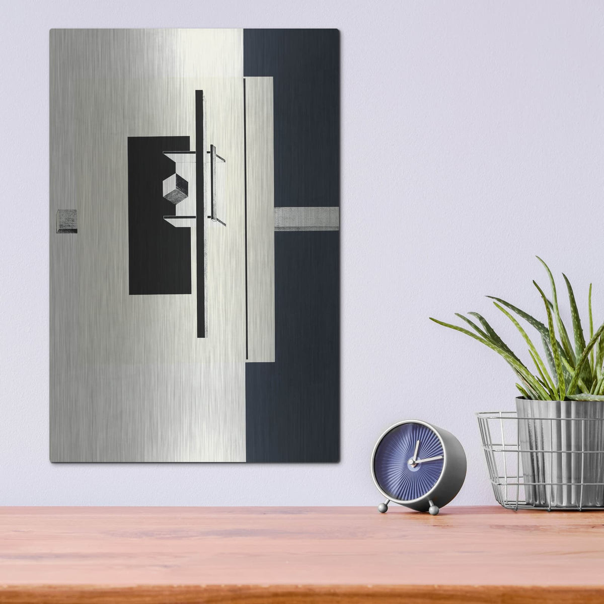 '1o Kestnermappe Proun' by El Lissitzky – Metal Wall Art, 12x16 room view
