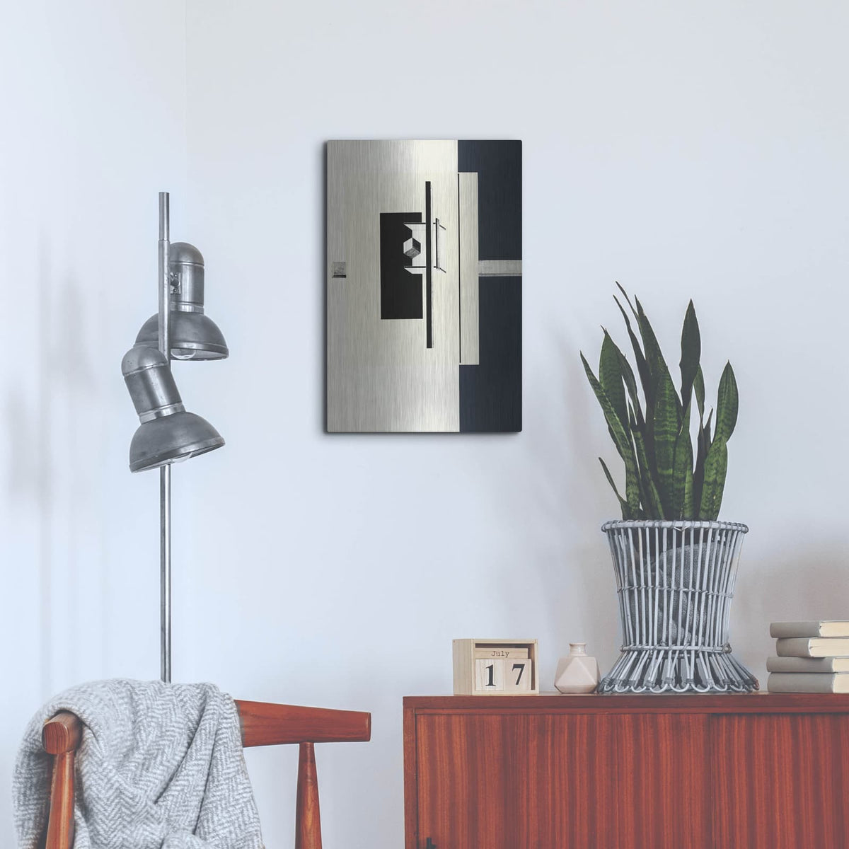 '1o Kestnermappe Proun' by El Lissitzky – Metal Wall Art, 16x24 room view