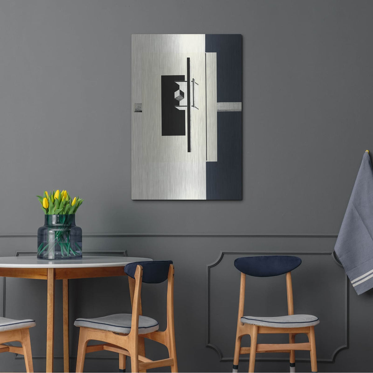'1o Kestnermappe Proun' by El Lissitzky – Metal Wall Art, 24x36 room view