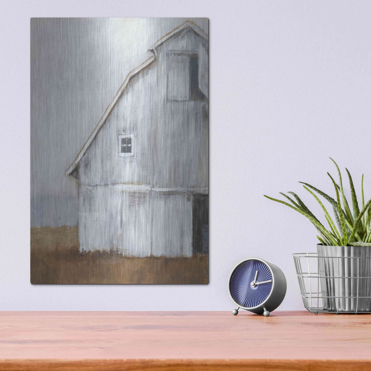 'Abandoned Barn II' by Ethan Harper – Metal Wall Art, 12x16 room view