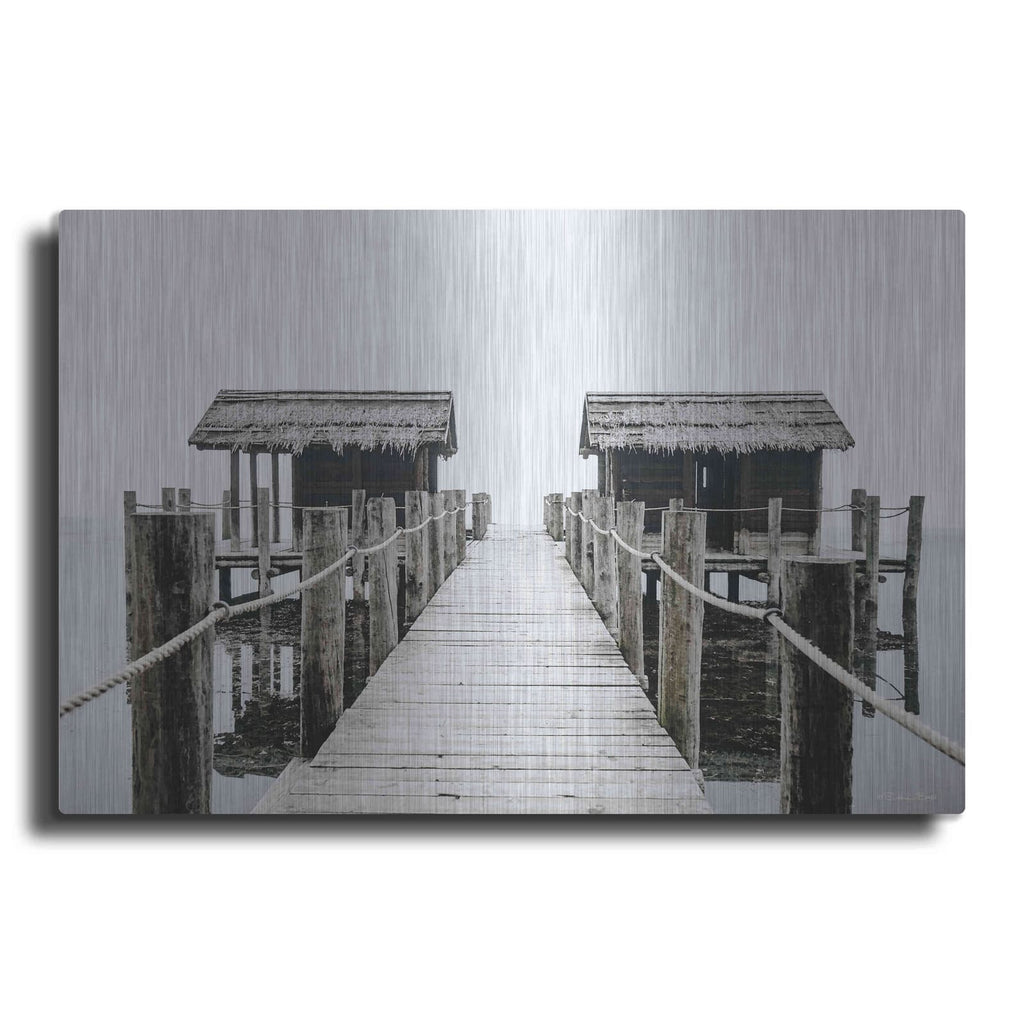 'Ocean Pier' by Susan Ball – Metal Wall Art