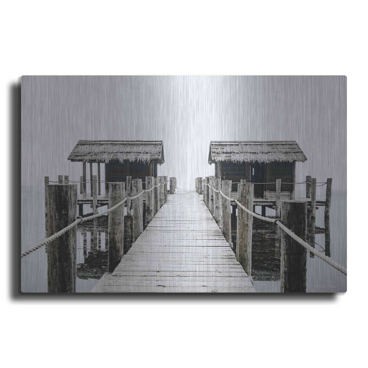 'Ocean Pier' by Susan Ball – Metal Wall Art