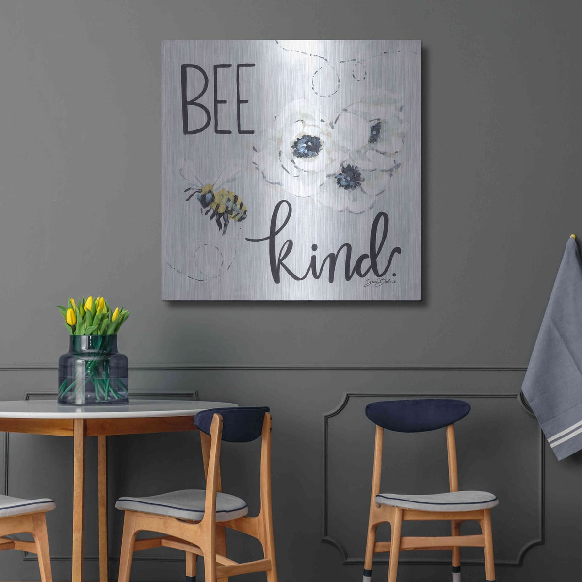 'Bake254cc' by Sara Baker – Metal Wall Art, 36x36 room view