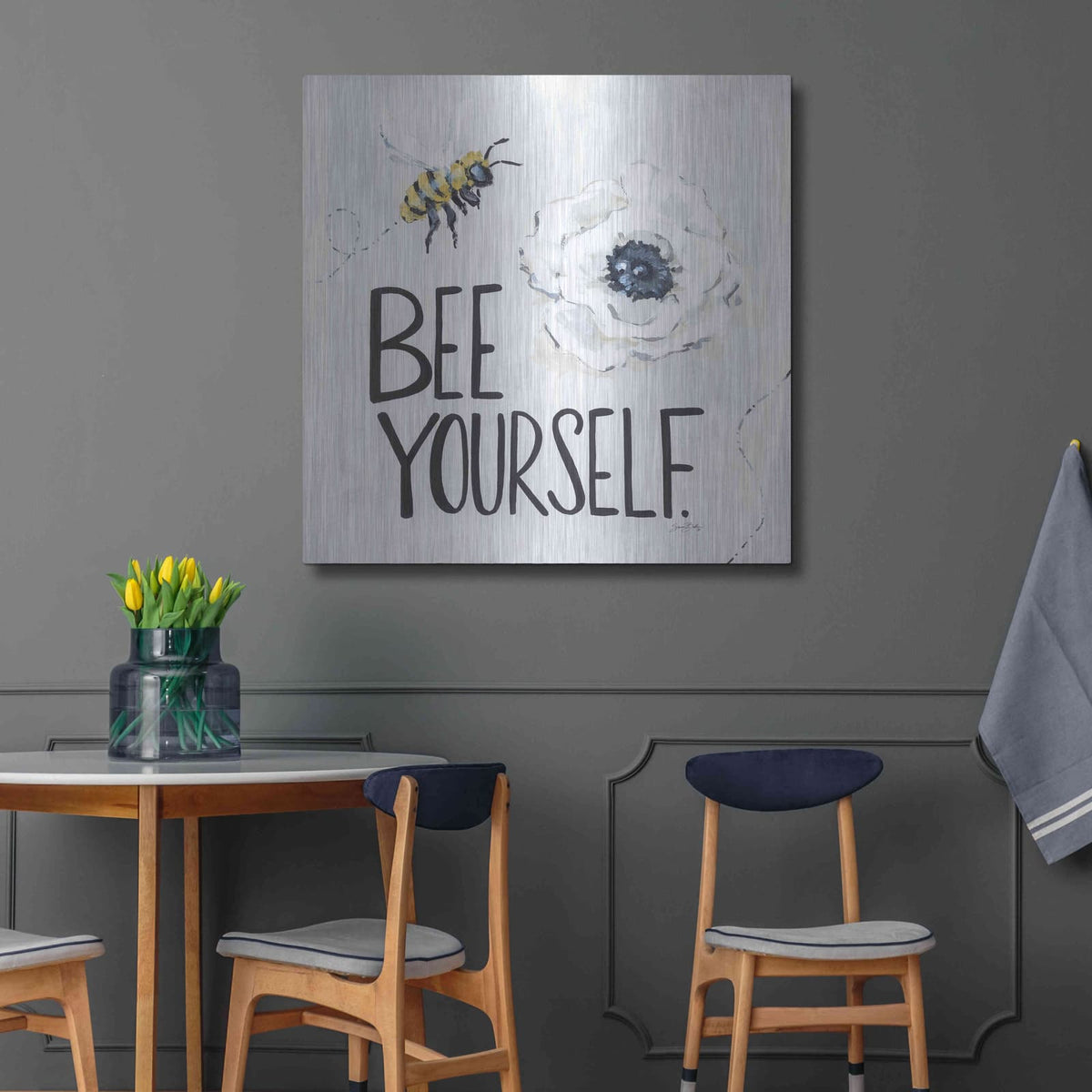'Bake255cc' by Sara Baker – Metal Wall Art, 36x36 room view