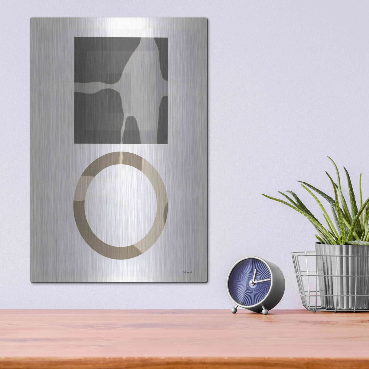 'Balance' by Stellar Design Studio – Metal Wall Art, 12x16 room view