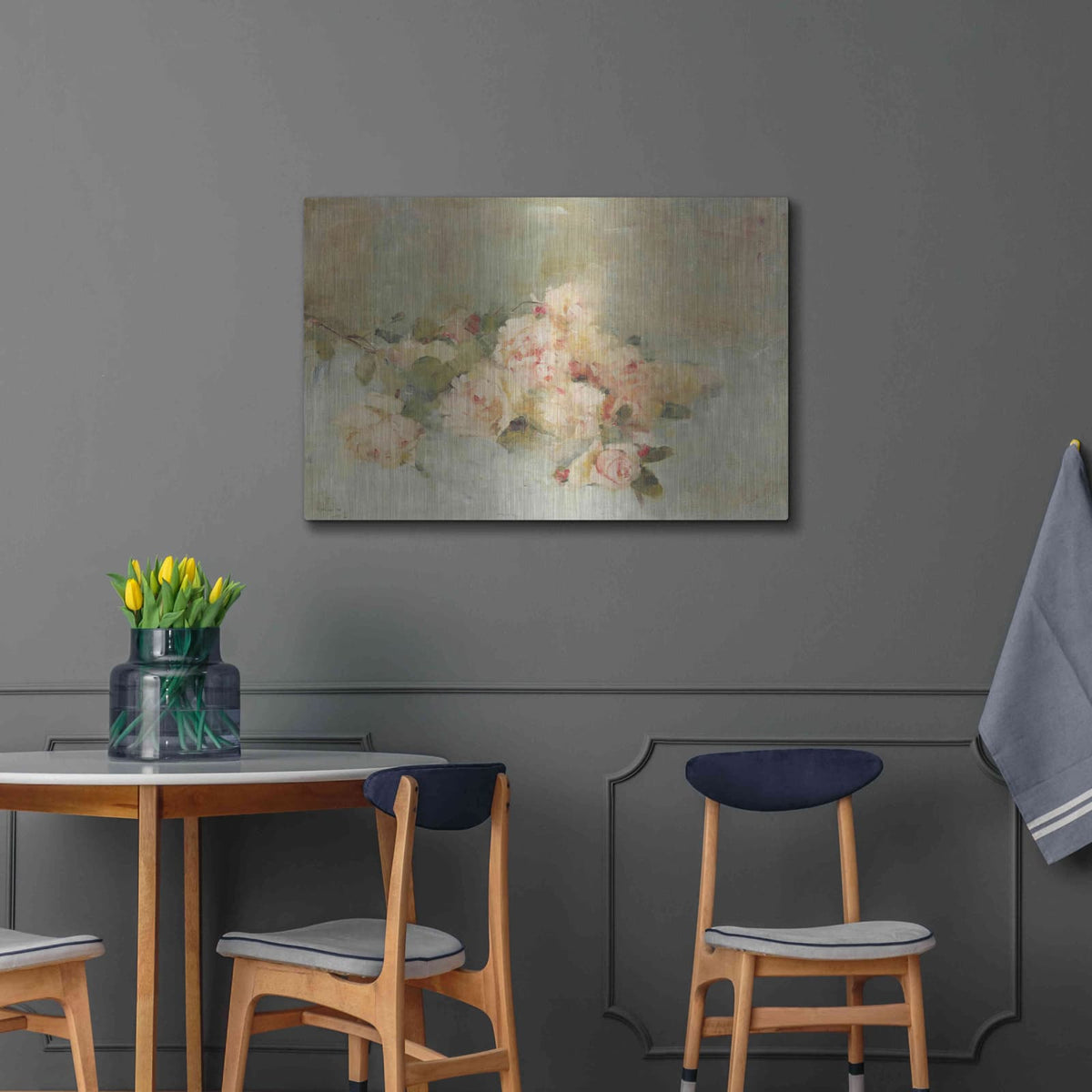 'Bouquet Of Roses' by Stellar Design Studio – Metal Wall Art, 36x24 room view