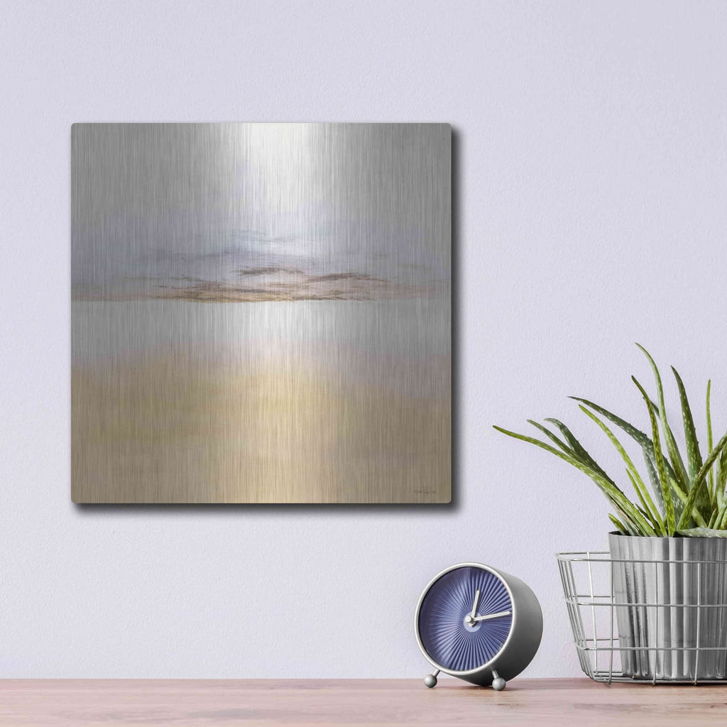 'Island Calm I' by Stellar Design Studio – Metal Wall Art, 12x12 room view