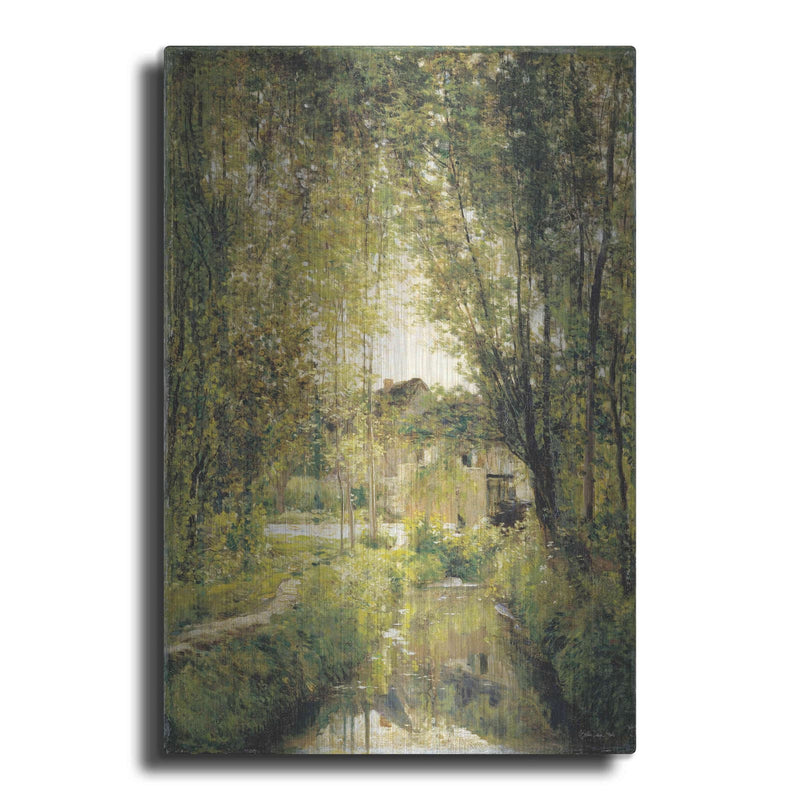 'Sunlit Stream' by Stellar Design Studio – Metal Wall Art