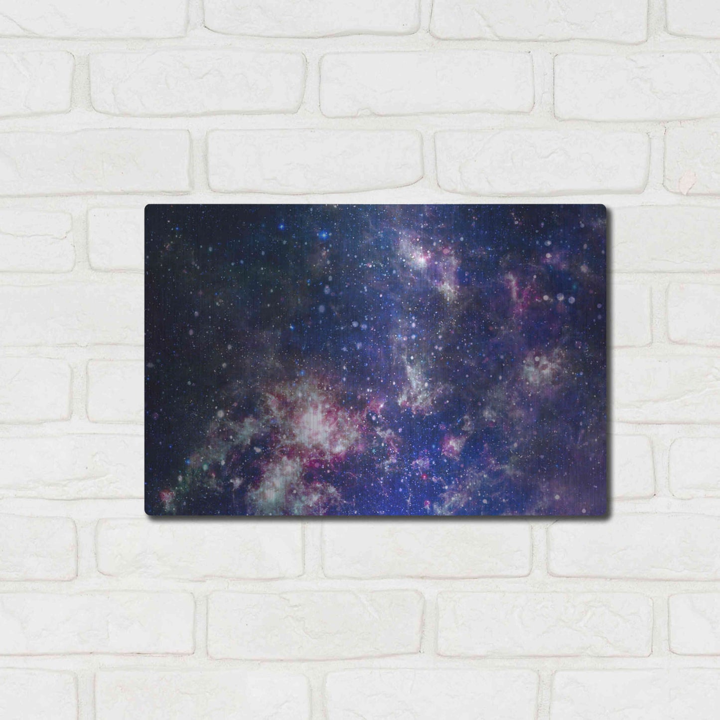 Luxe Metal Art 'Sublime Galaxy Crop' by Luxe Portfolio, Metal Wall Art,16x12