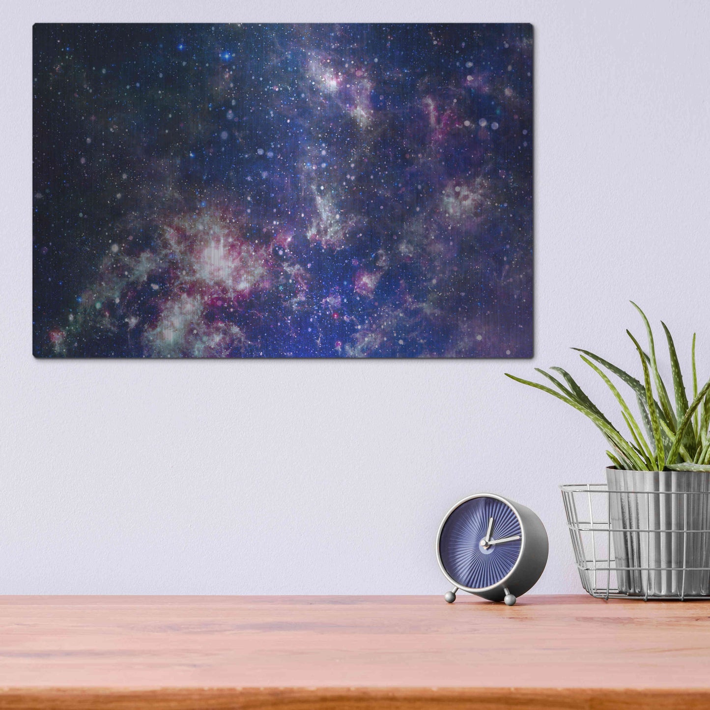 Luxe Metal Art 'Sublime Galaxy Crop' by Luxe Portfolio, Metal Wall Art,16x12