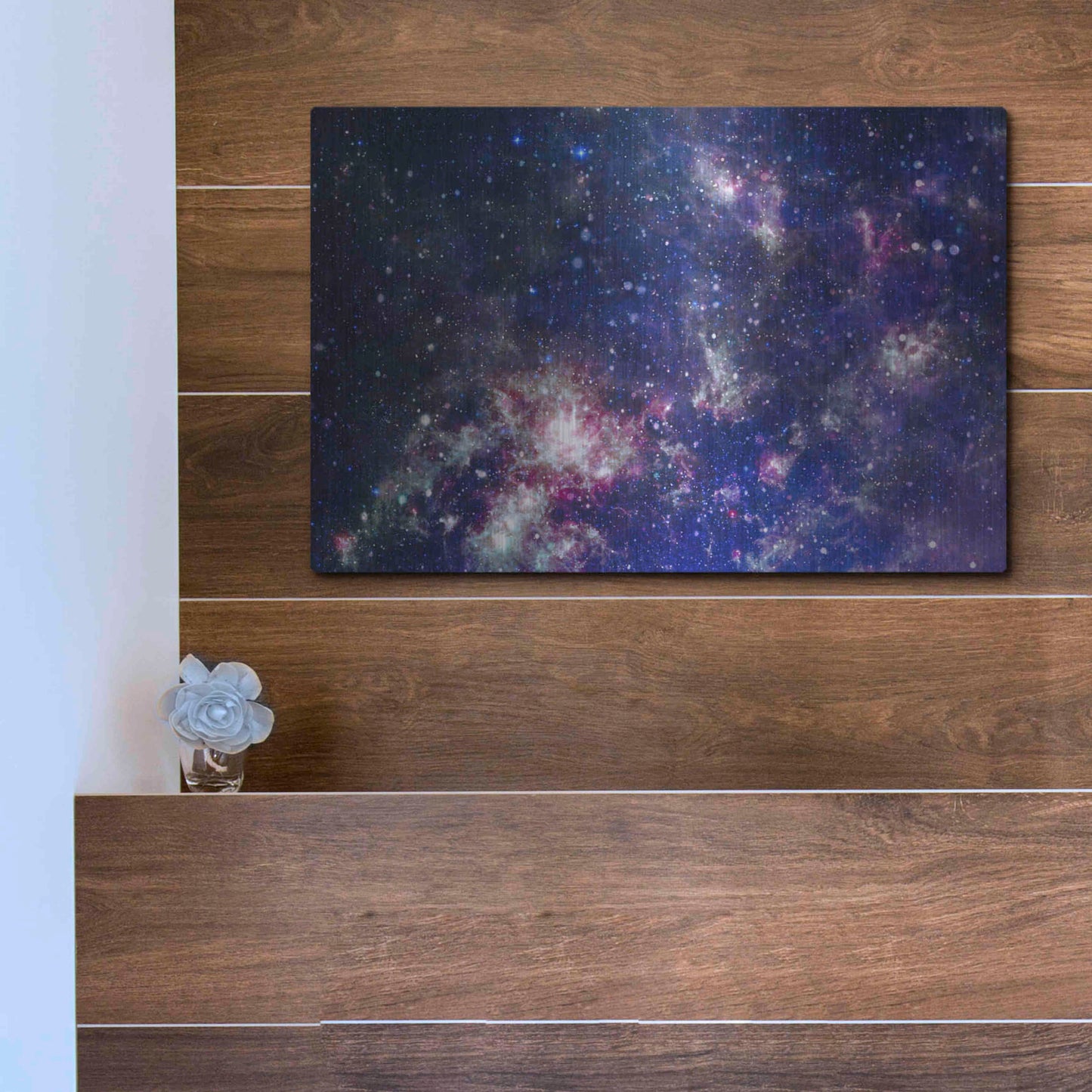 Luxe Metal Art 'Sublime Galaxy Crop' by Luxe Portfolio, Metal Wall Art,16x12