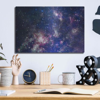 Luxe Metal Art 'Sublime Galaxy Crop' by Luxe Portfolio, Metal Wall Art,16x12