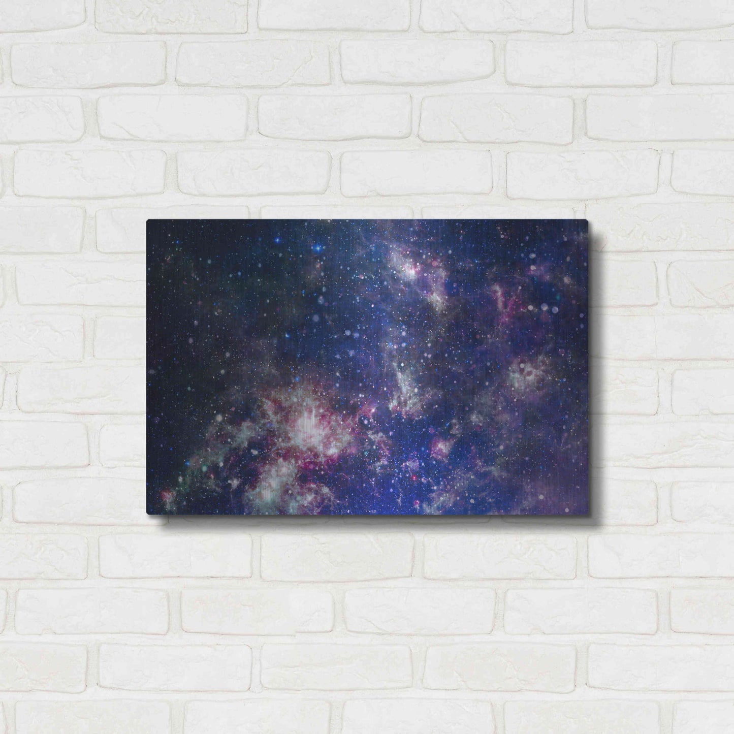Luxe Metal Art 'Sublime Galaxy Crop' by Luxe Portfolio, Metal Wall Art,24x16