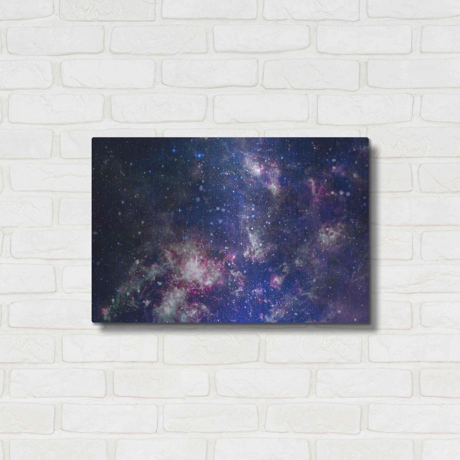 Luxe Metal Art 'Sublime Galaxy Crop' by Luxe Portfolio, Metal Wall Art,24x16
