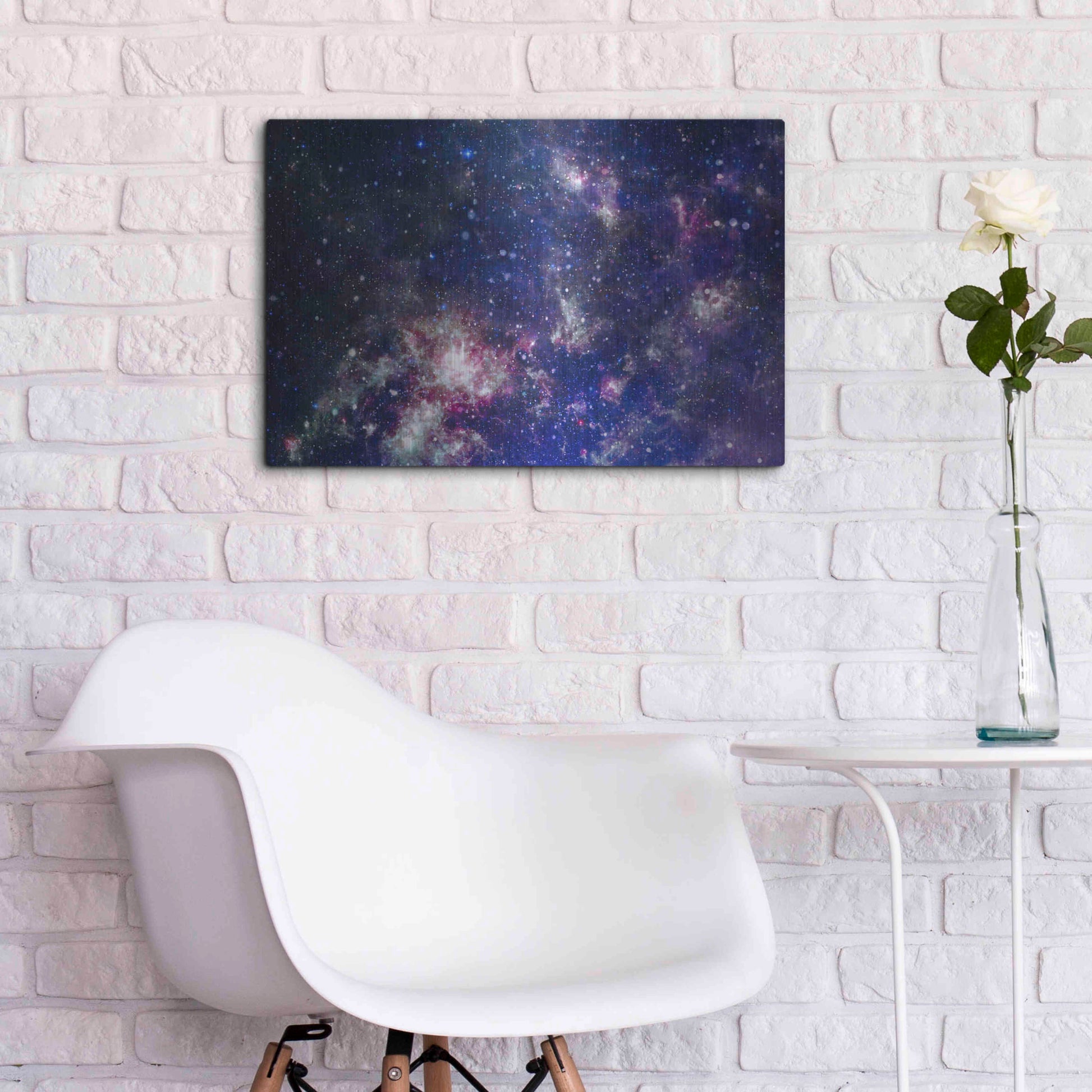 Luxe Metal Art 'Sublime Galaxy Crop' by Luxe Portfolio, Metal Wall Art,24x16