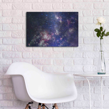 Luxe Metal Art 'Sublime Galaxy Crop' by Luxe Portfolio, Metal Wall Art,24x16