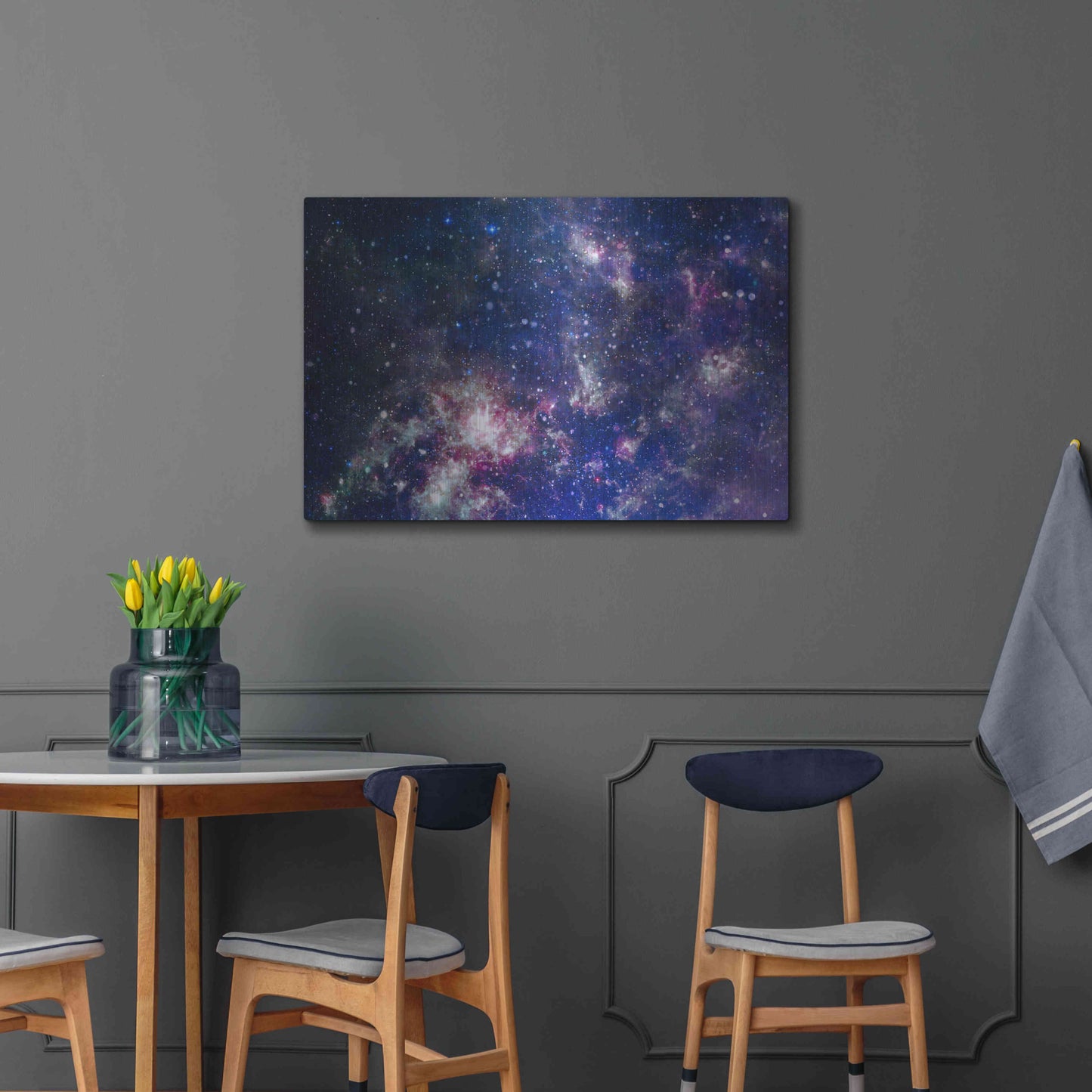 Luxe Metal Art 'Sublime Galaxy Crop' by Luxe Portfolio, Metal Wall Art,36x24