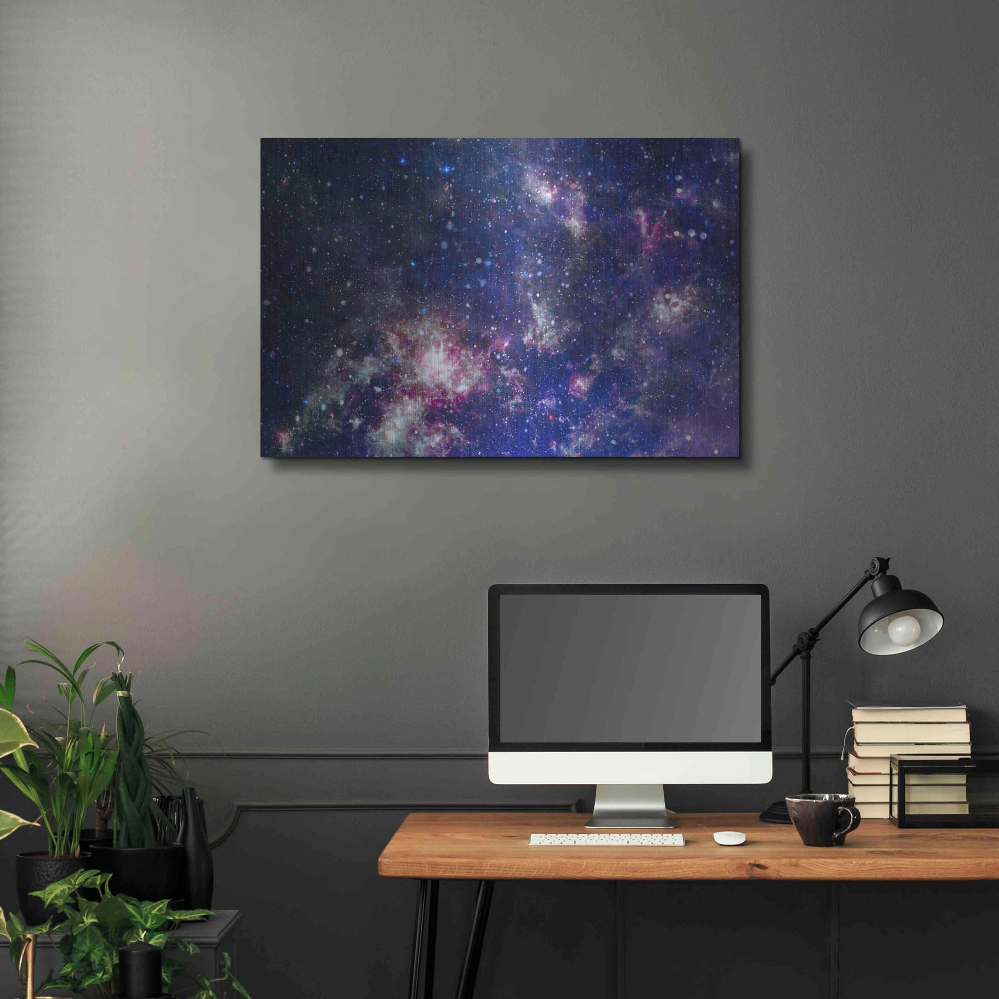 Luxe Metal Art 'Sublime Galaxy Crop' by Luxe Portfolio, Metal Wall Art,36x24