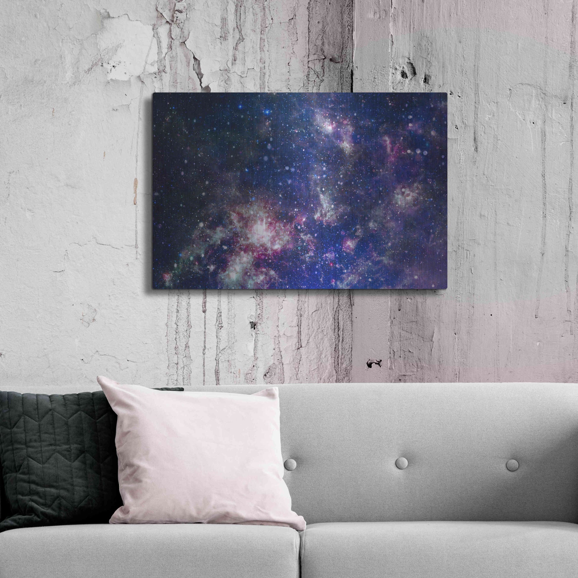 Luxe Metal Art 'Sublime Galaxy Crop' by Luxe Portfolio, Metal Wall Art,36x24