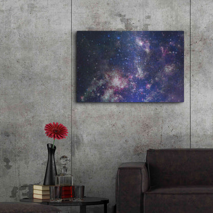 Luxe Metal Art 'Sublime Galaxy Crop' by Luxe Portfolio, Metal Wall Art,36x24