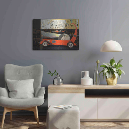 Luxe Metal Art 'Car 21' by Anthony Freda, Metal Wall Art,24x16