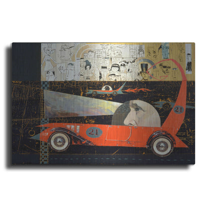 Luxe Metal Art 'Car 21' by Anthony Freda, Metal Wall Art