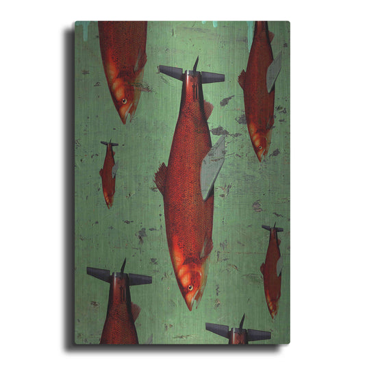 Luxe Metal Art 'Fish' by Anthony Freda, Metal Wall Art