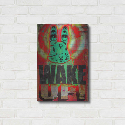 Luxe Metal Art 'Wake Up' by Anthony Freda, Metal Wall Art,16x24