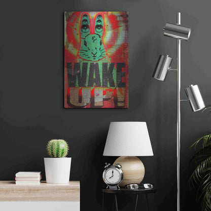 Luxe Metal Art 'Wake Up' by Anthony Freda, Metal Wall Art,16x24