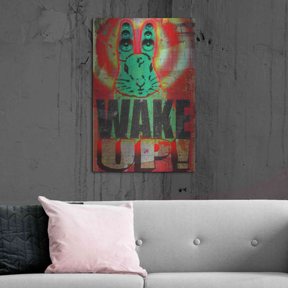 Luxe Metal Art 'Wake Up' by Anthony Freda, Metal Wall Art,24x36