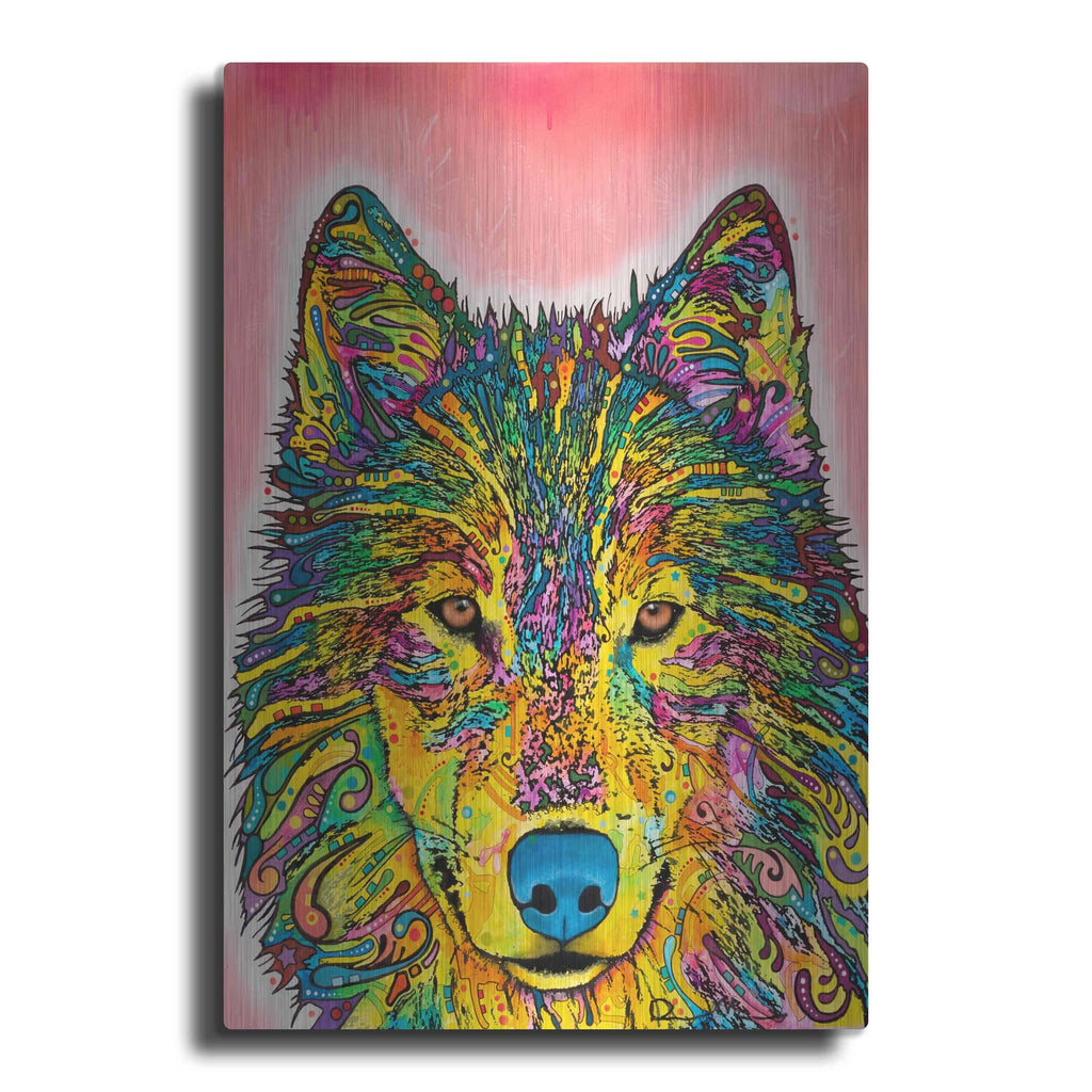 'Wolf' by Dean Russo – Metal Wall Art
