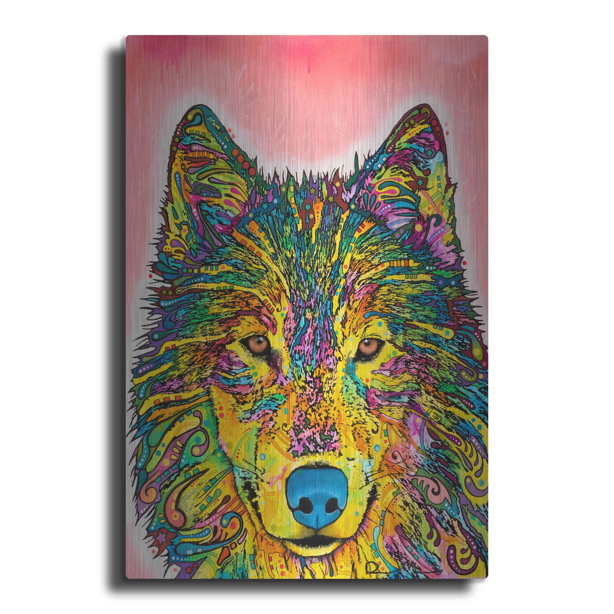 'Wolf' by Dean Russo – Metal Wall Art