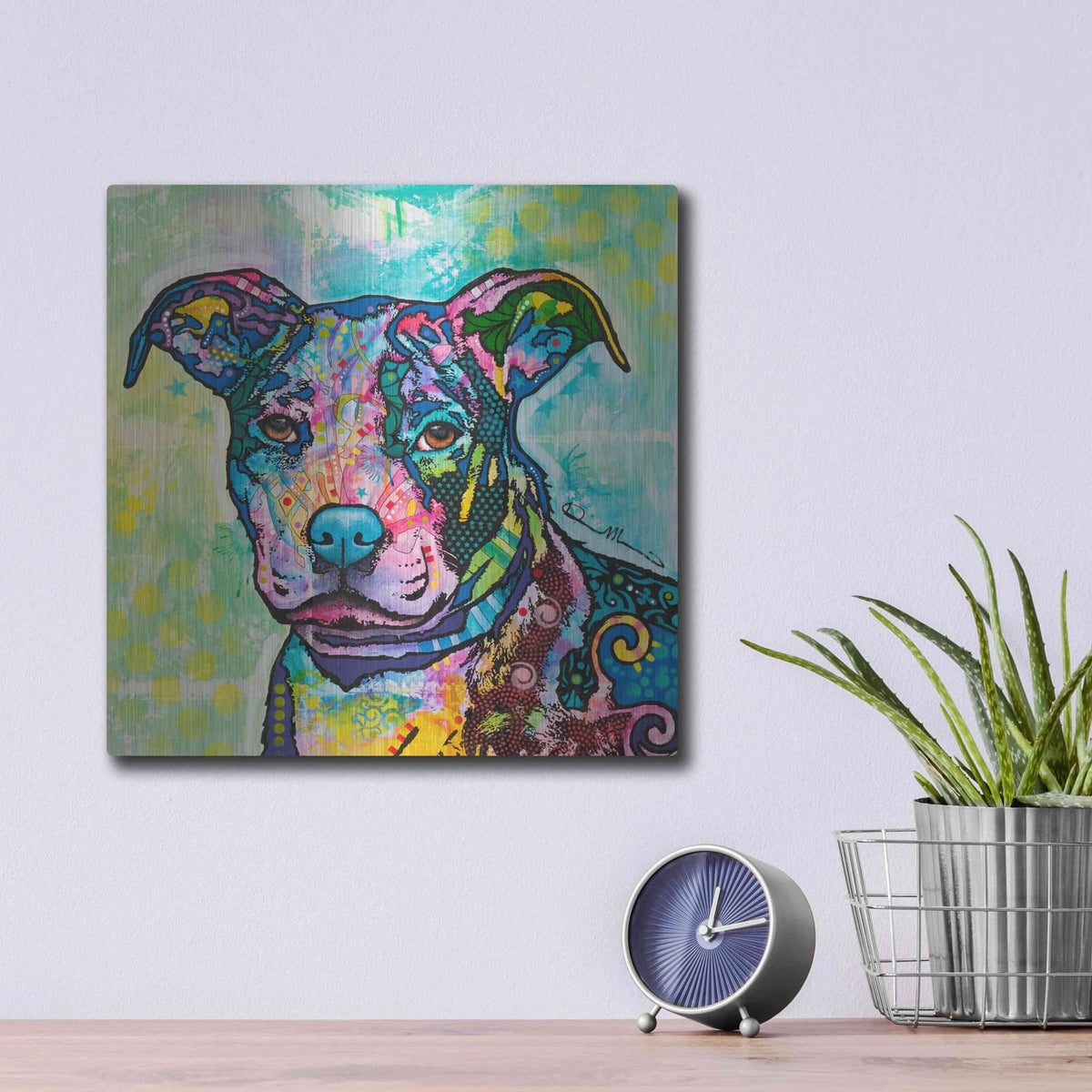 'Entrancing' by Dean Russo – Metal Wall Art, 12x12 room view