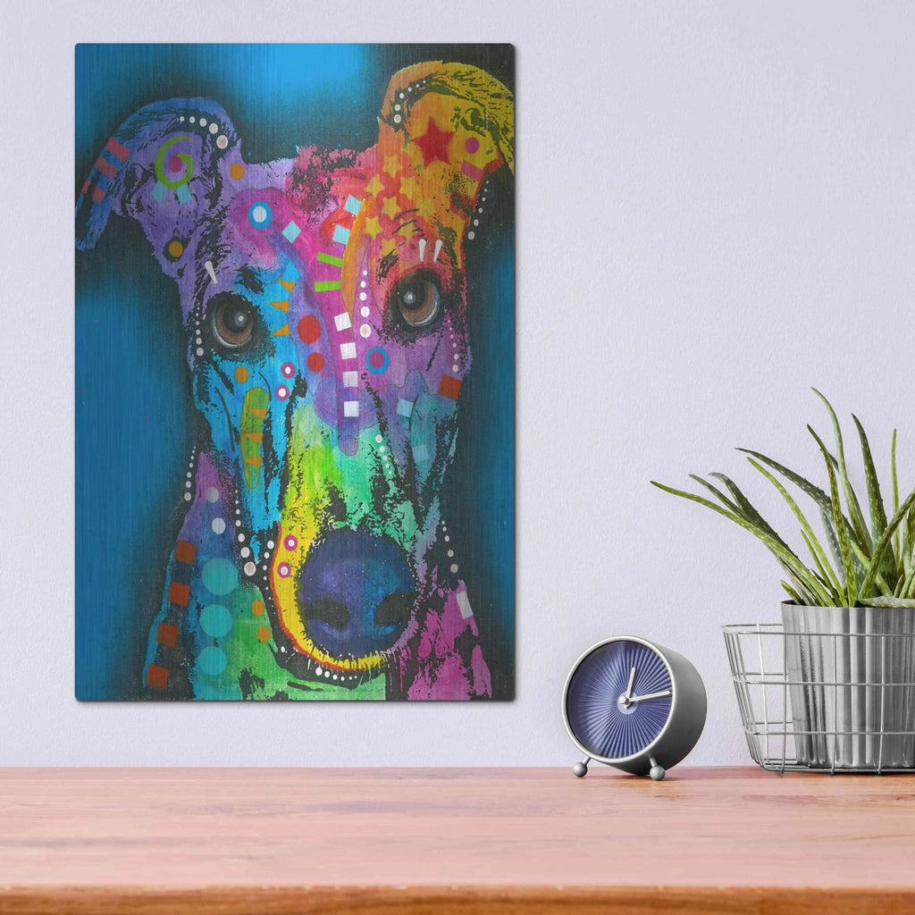 'What Ya Thinking Bout?' by Dean Russo – Metal Wall Art, 12x16 room view