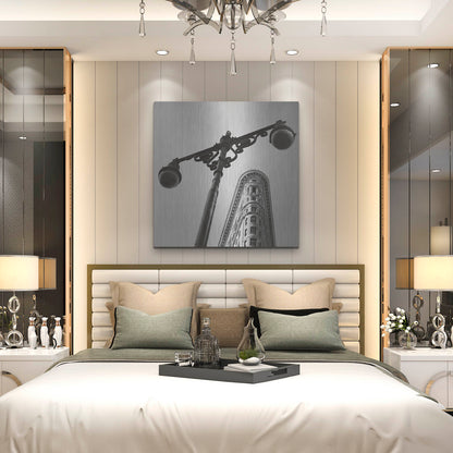 Luxe Metal Art 'NYC Flat Iron' by Nina Papiorek, Metal Wall Art,36x36