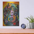 'Brilliant Dachshund' by Dean Russo – Metal Wall Art, 12x16 room view