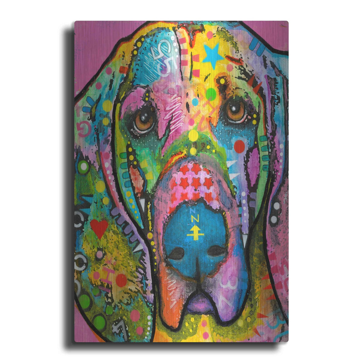 'Bloodhound' by Dean Russo – Metal Wall Art