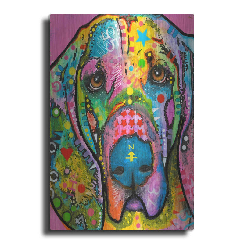 'Bloodhound' by Dean Russo – Metal Wall Art