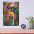 'Ol' Droopyface' by Dean Russo – Metal Wall Art, 12x16 room view