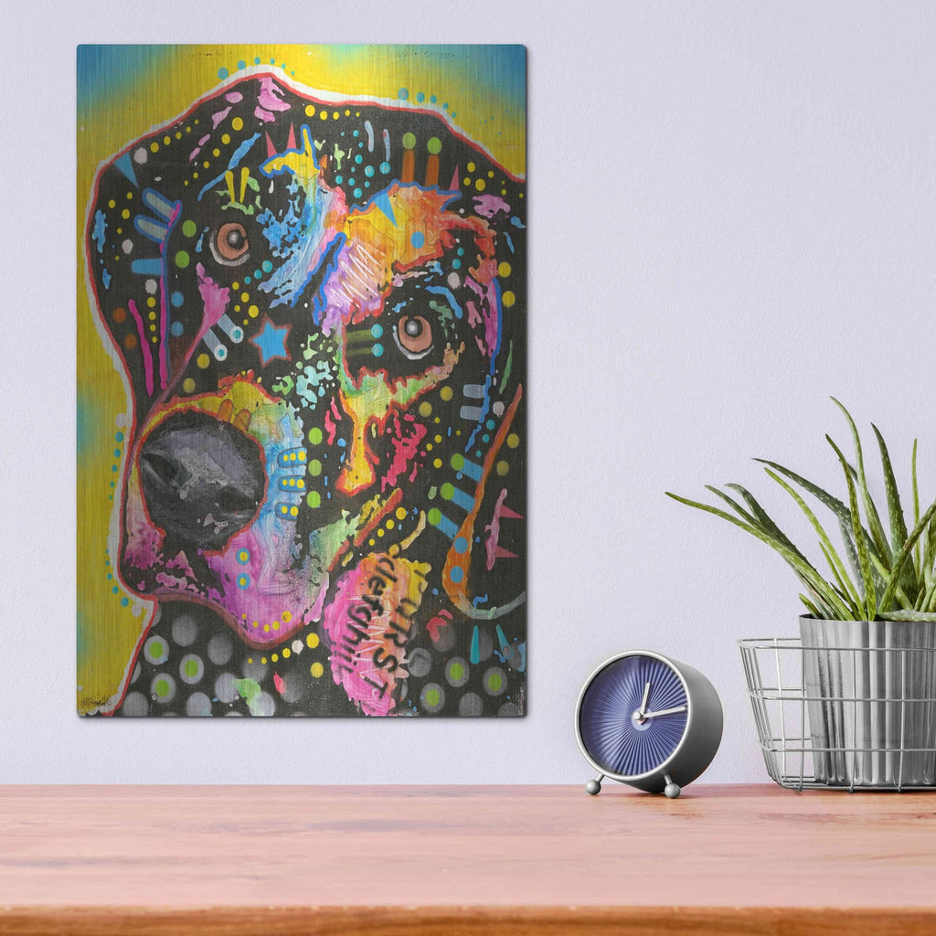 'Lab Love 3' by Dean Russo – Metal Wall Art, 12x16 room view